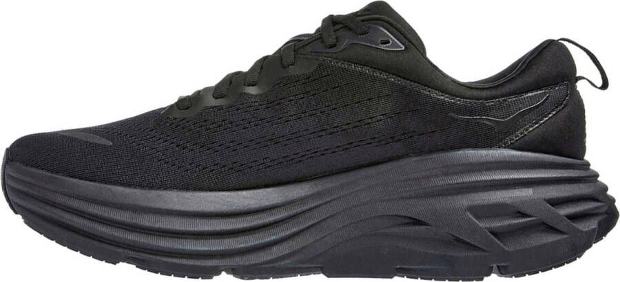 Hoka One Zwarte Stoffen Sneakers met A del Teen Black - Foto 1