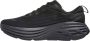 Hoka One Zwarte Stoffen Sneakers met A del Teen Black - Thumbnail 1