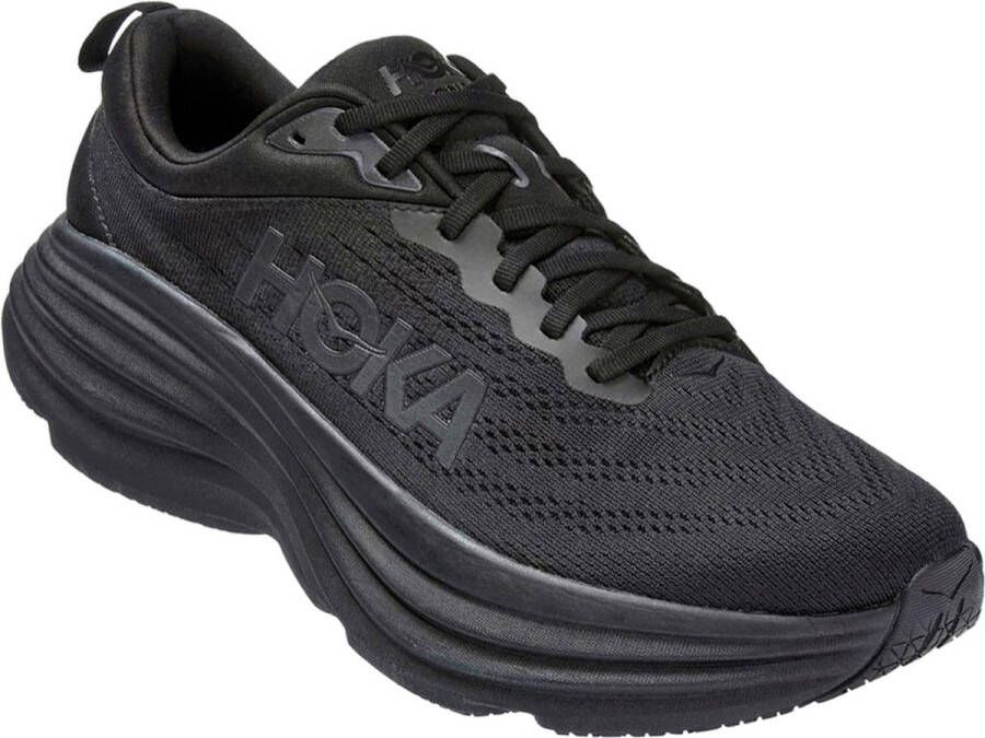 Hoka One Zwarte Stoffen Sneakers met A del Teen Black - Foto 8