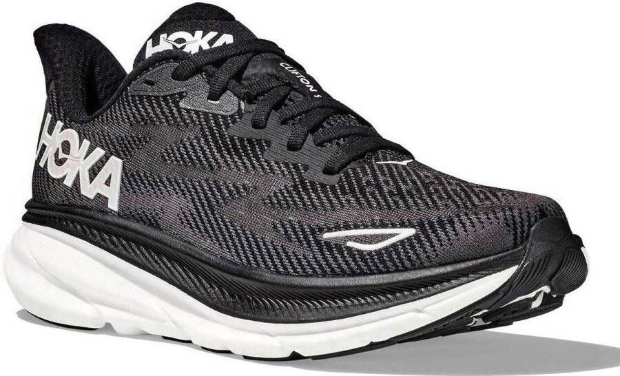 Hoka One Heren Clifton 9 Sneakers Zwart Black Heren