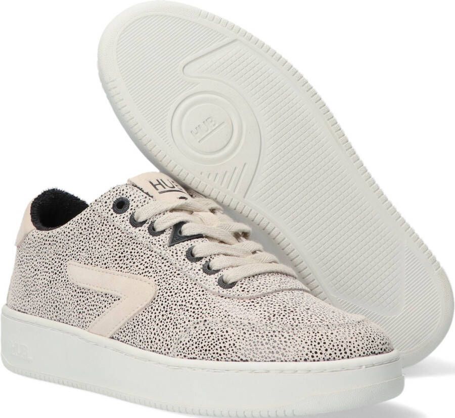 Hub dames sneaker Wit zwart