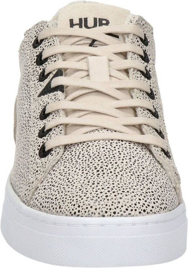 Hub dames sneaker Wit zwart