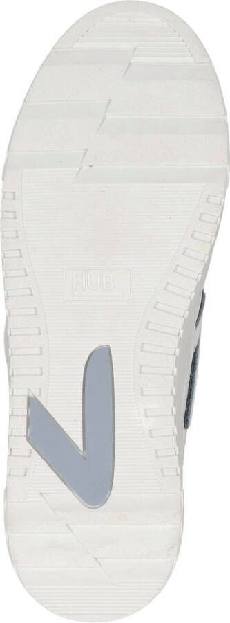 Hub Duke Lage sneakers Leren Sneaker Heren Wit