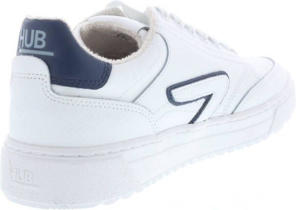 Hub Duke Lage sneakers Leren Sneaker Heren Wit