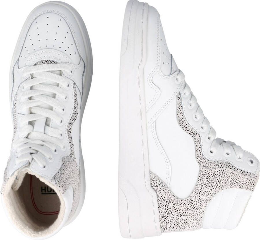 Hub Grip Hoge sneakers Leren Sneaker Dames Wit