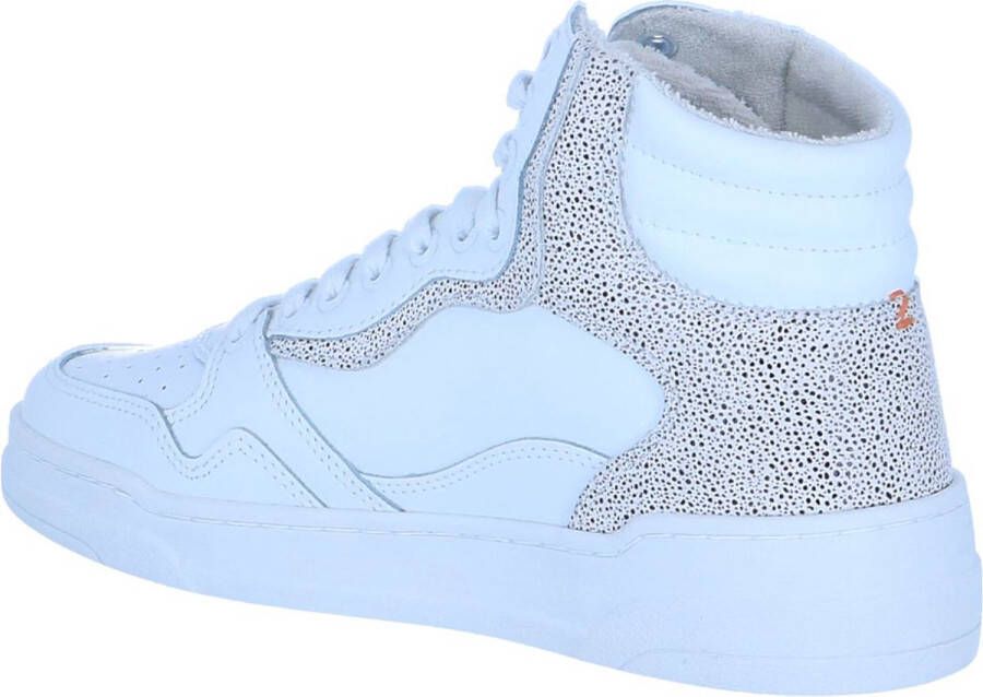 Hub Grip Hoge sneakers Leren Sneaker Dames Wit