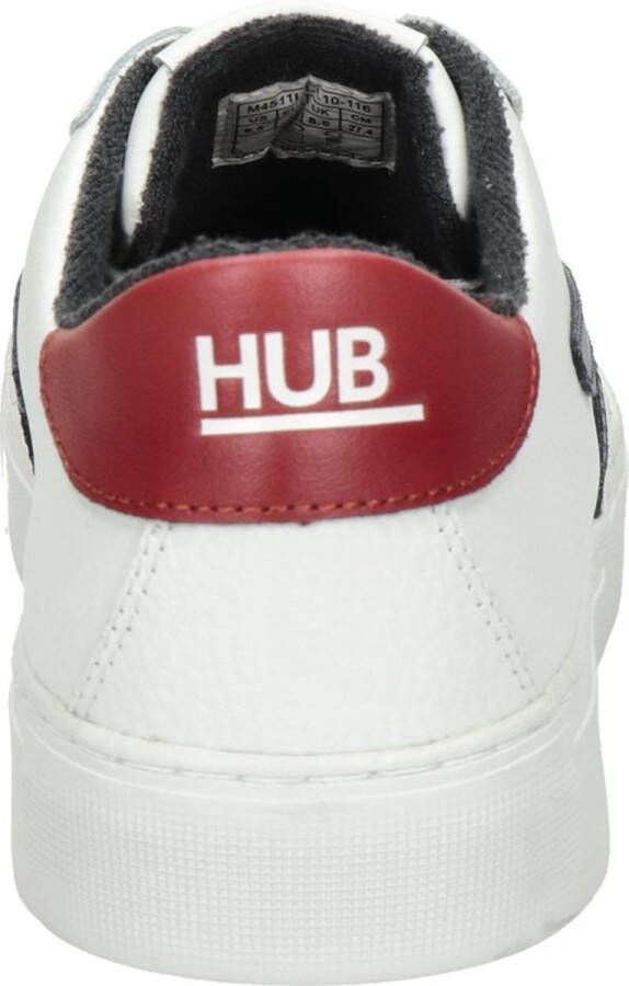 Hub Hook-z Lage sneakers Leren Sneaker Heren Wit