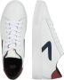 HUB HOOK CS Z-STITCH leren sneakers wit blauw rood - Thumbnail 15