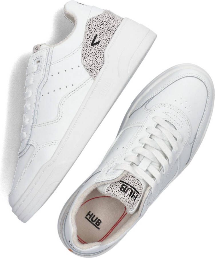 Hub Match Lage sneakers Leren Sneaker Dames Wit