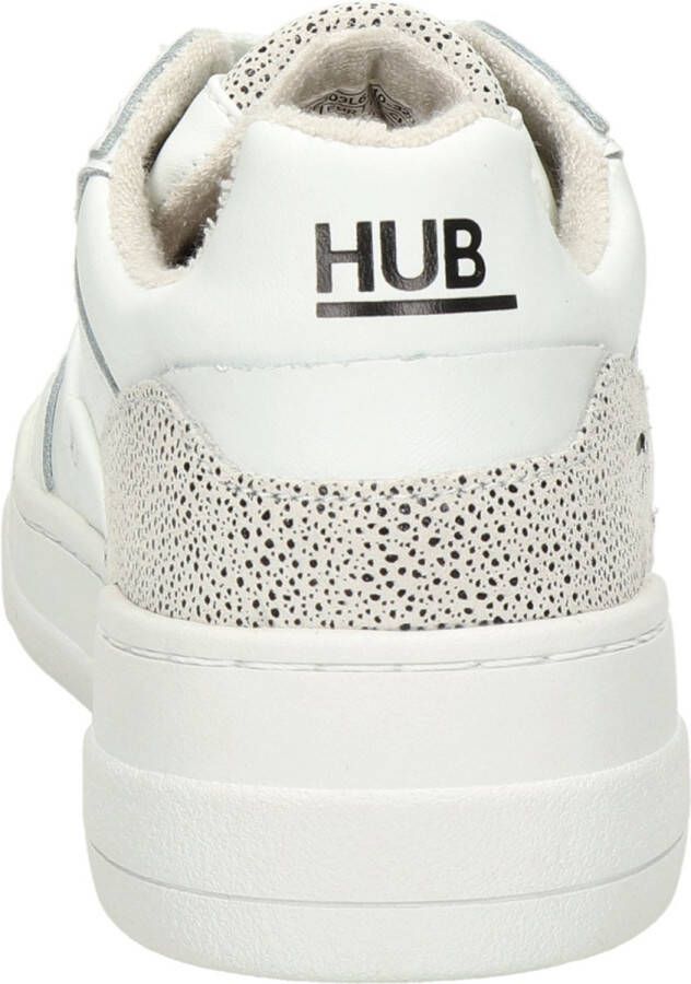 Hub Match Lage sneakers Leren Sneaker Dames Wit