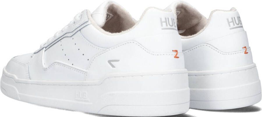 Hub Match Men Lage sneakers Leren Sneaker Heren Wit