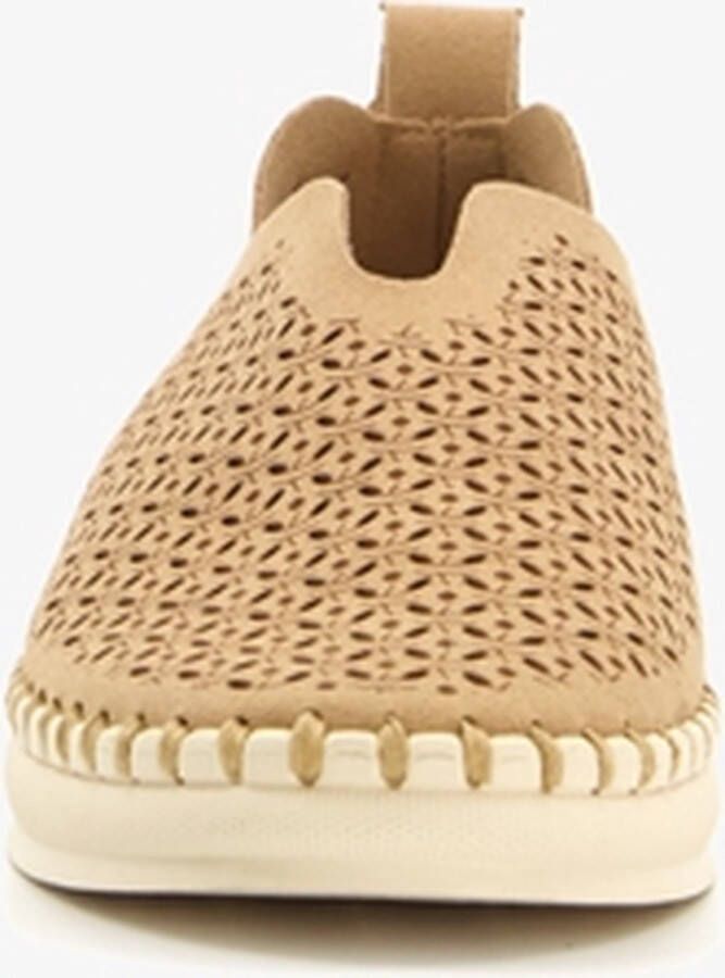 Hush Puppies Daisy dames instappers beige Uitneembare zool