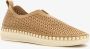 Hush Puppies Daisy dames instappers beige Uitneembare zool - Thumbnail 8