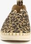 Hush Puppies Daisy dames instappers luipaardprint Beige Maat Uitneembare zool36 - Thumbnail 4