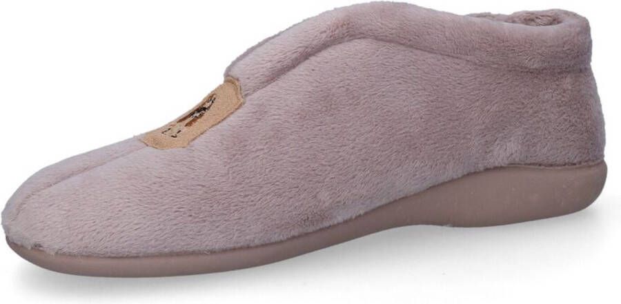 Hush Puppies -Dames nude oud-roze pantoffels