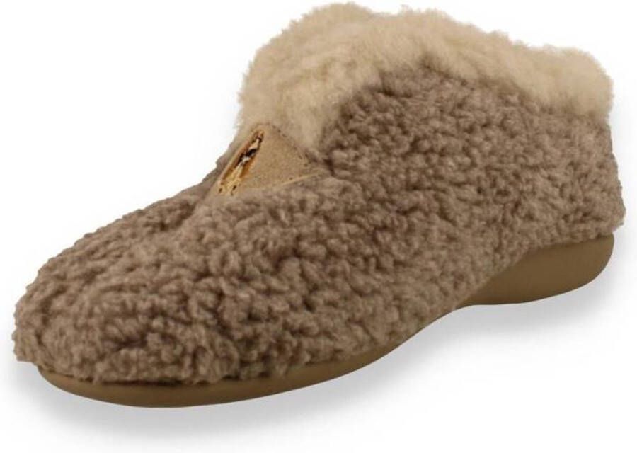 Hush Puppies -Dames taupe donker pantoffels - Foto 10