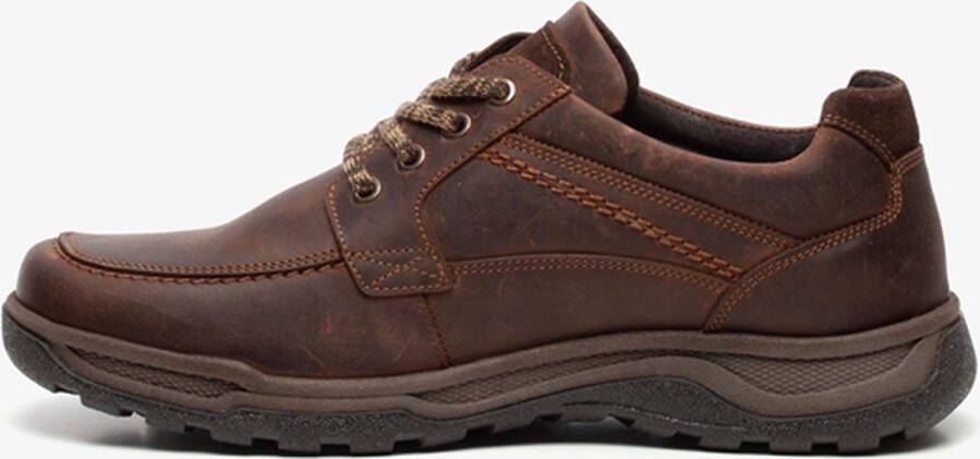 Hush Puppies leren heren veterschoenen Bruin Uitneembare zool