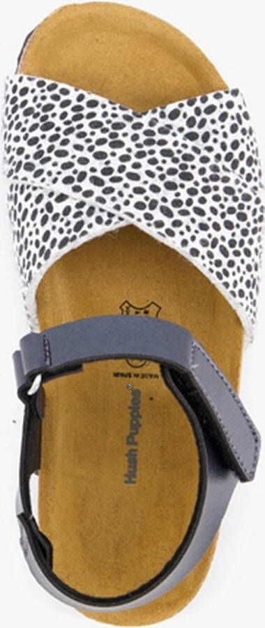 Hush Puppies meisjes bio sandalen zwart stippen