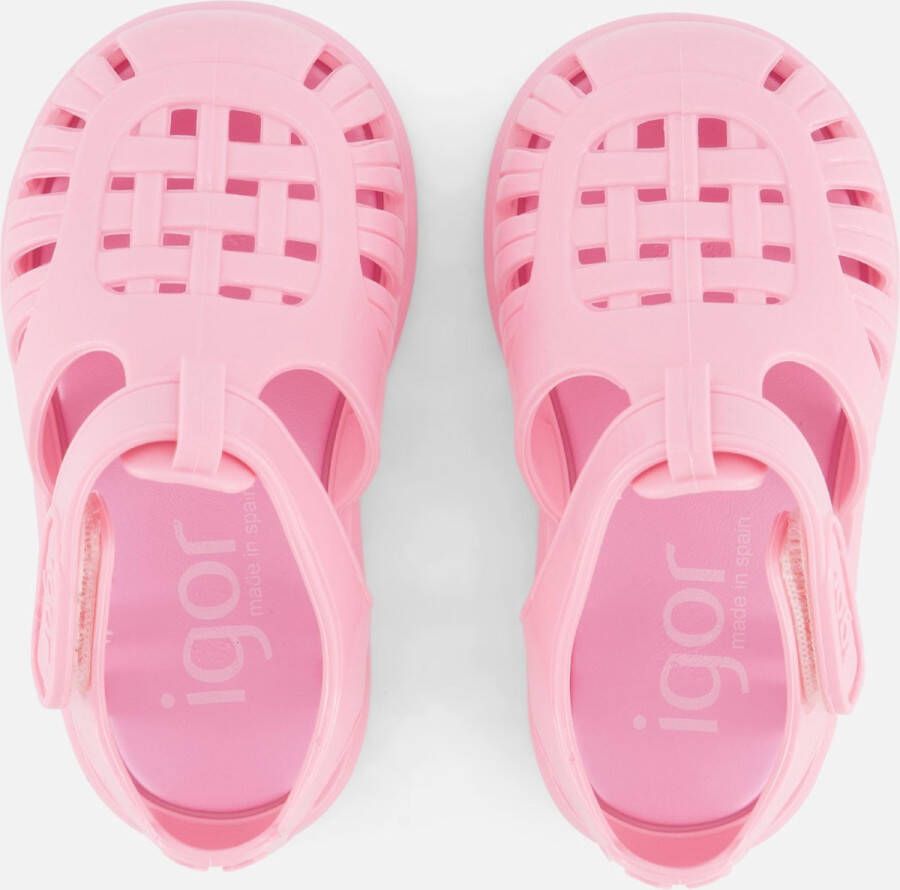 igor Tobby Gloss Watersandalen roze Rubber