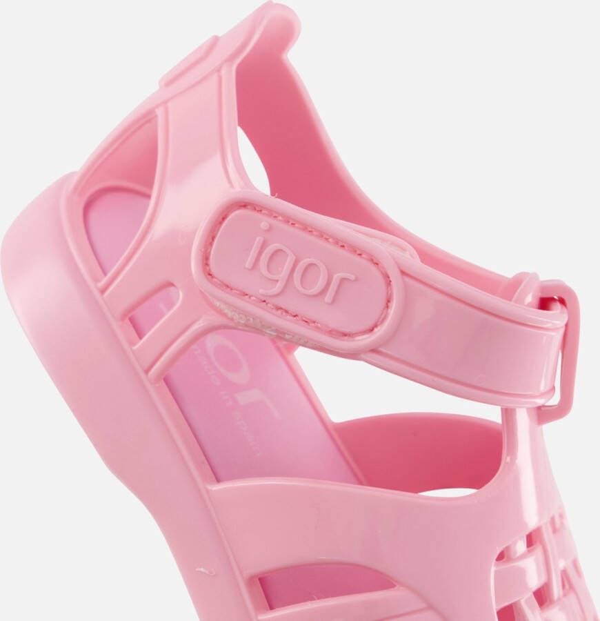 igor Tobby Gloss Watersandalen roze Rubber