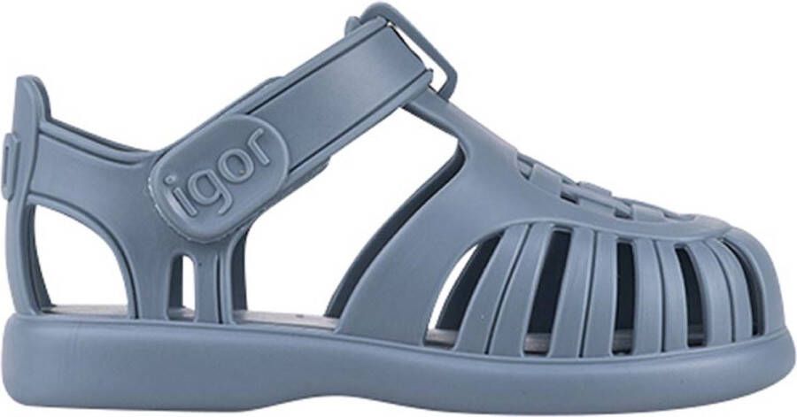 igor Tobby Solid Sandalen blauw Rubber