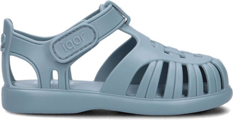 igor Tobby Solid Sandalen blauw Rubber