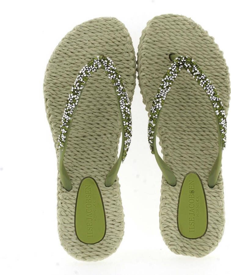 Ilse Jacobsen Cheerful Dames Slippers Lichtgroen