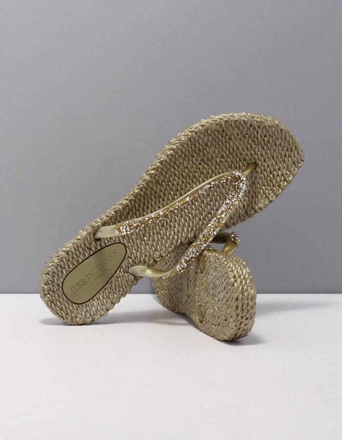 Ilse Jacobsen Slippers met grove glitter CHEERFUL03G 780 Platin - Foto 10