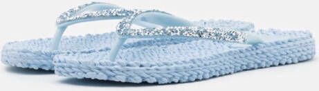 Ilse Jacobsen Slippers met grove glitter CHEERFUL03G 658 Bluebell Blue Bell