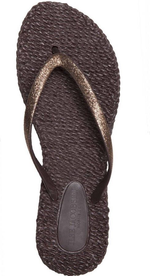 Ilse Jacobsen Slippers met glitter CHEERFUL01 54 Prune