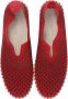 Ilse Jacobsen Instappers Dames Instapschoenen Damesschoenen Canvas Tulip 3275 Rood - Thumbnail 11