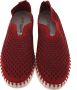 Ilse Jacobsen Instappers Dames Instapschoenen Damesschoenen Canvas Tulip 3275 Rood - Thumbnail 13