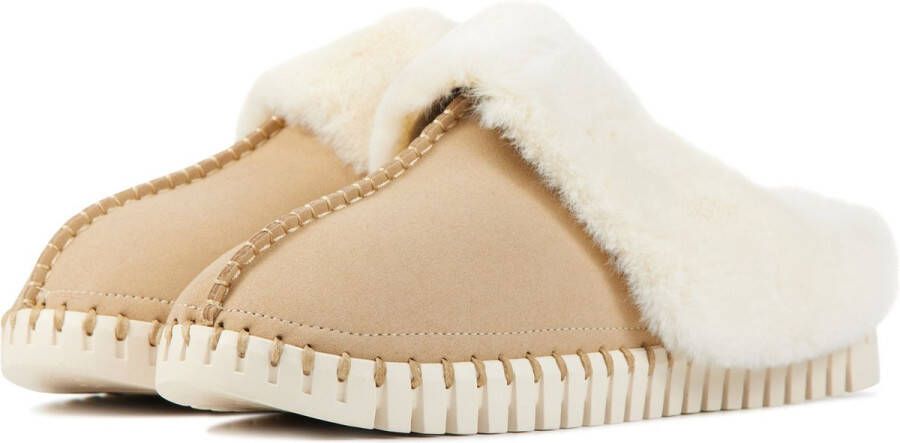 Ilse Jacobsen Tulip3871 Pantoffels Sloffen Dames Beige