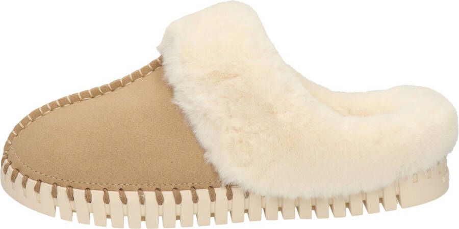 Ilse Jacobsen Tulip3871 Pantoffels Sloffen Dames Beige