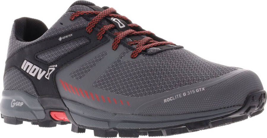 Inov-8 Roclite 315 GTX Heren Grey Black Red Gray