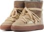 INUIKII Enkellaarsjes Dames Outdoor Snowboots Damesschoenen Suède Patchwork Sneaker Beige combi - Thumbnail 7