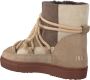 INUIKII Enkellaarsjes Dames Outdoor Snowboots Damesschoenen Suède Patchwork Sneaker Beige combi - Thumbnail 8