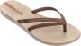 Ipanema Koperen Gevlochten Slippers Beige Dames - Thumbnail 3