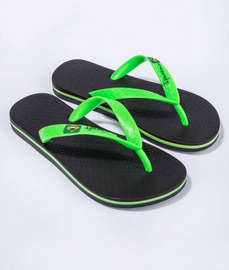 Ipanema Classic Brasil Kids Slippers Heren Junior Black Green