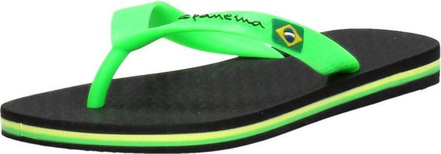 Ipanema Classic Brasil Kids Slippers Heren Junior Black Green
