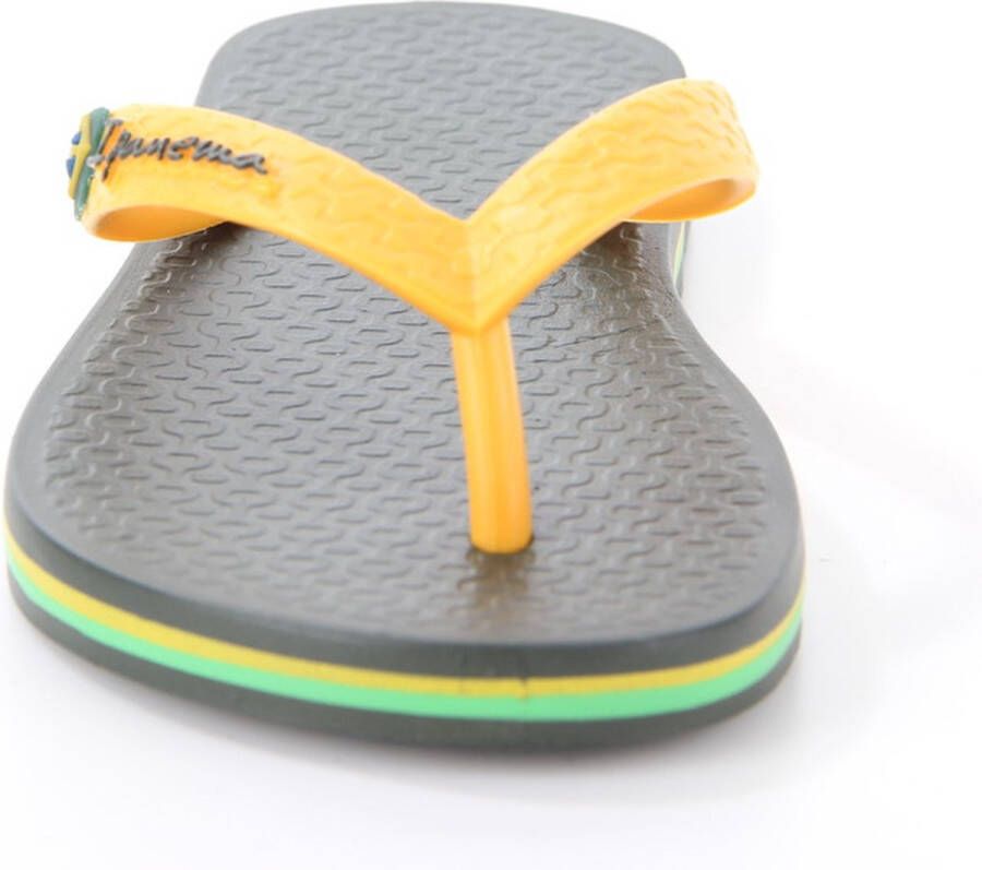 Ipanema Classic Brasil Kids Slippers Heren Junior Green Yellow