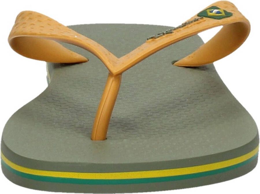 Ipanema Classic Brasil Men Slippers Heren Green Yellow