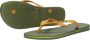 Ipanema Classic Brasil Men Slippers Heren Green Yellow - Thumbnail 8