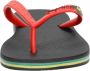 Ipanema Classic Brasil Kids slipper voor en black red - Thumbnail 10