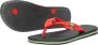 Ipanema Classic Brasil Kids slipper voor en black red - Thumbnail 8