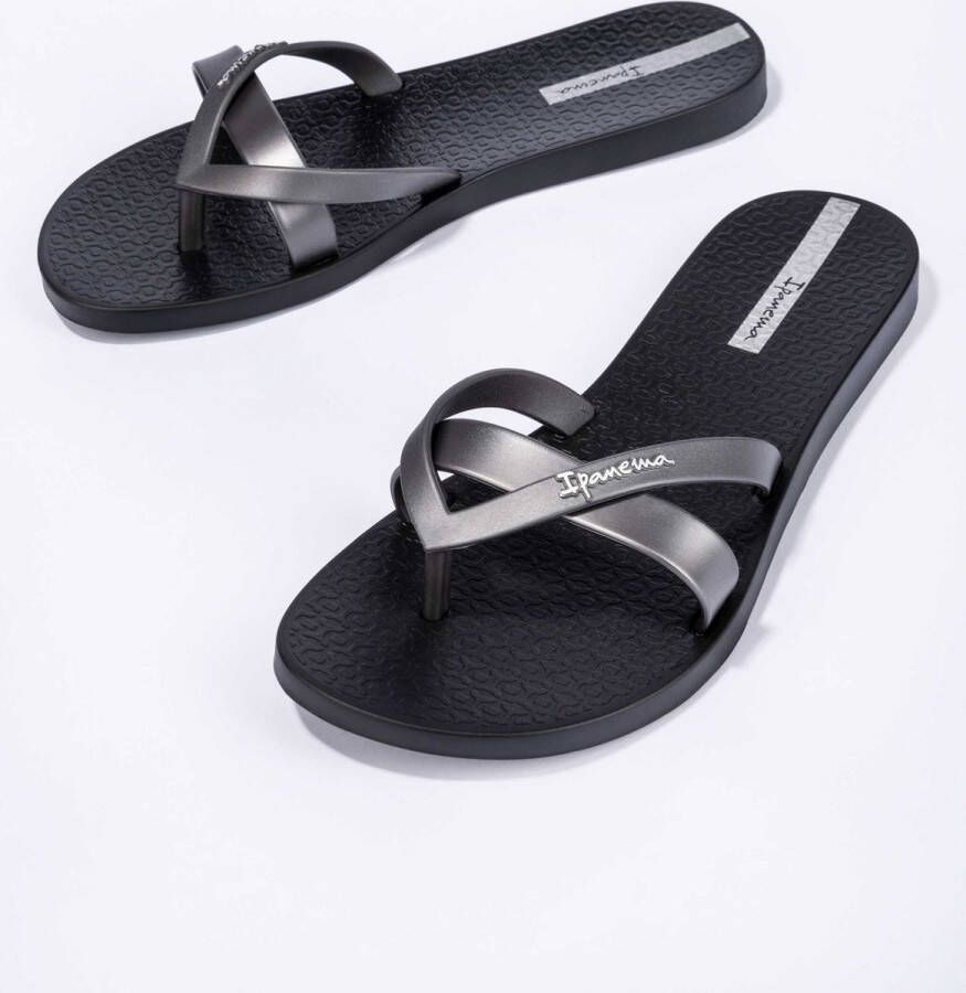 Ipanema Kirei Slippers Dames Black Silver