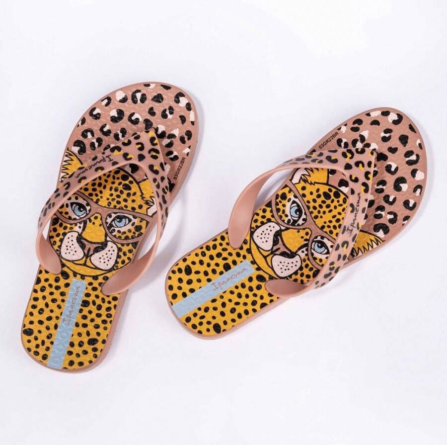 Ipanema Safari Fun Kids Slippers Dames Junior Pink Yellow