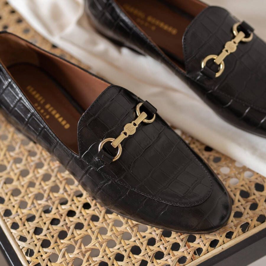 Isabel Bernard Vendôme Dames Loafers Leer Zwart