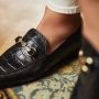 Isabel Bernard Vendôme Dames Loafers Leer Zwart - Thumbnail 9