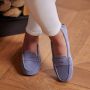 Isabel Bernard Vendôme Dames Mocassins Leer;Suède Blauw - Thumbnail 19